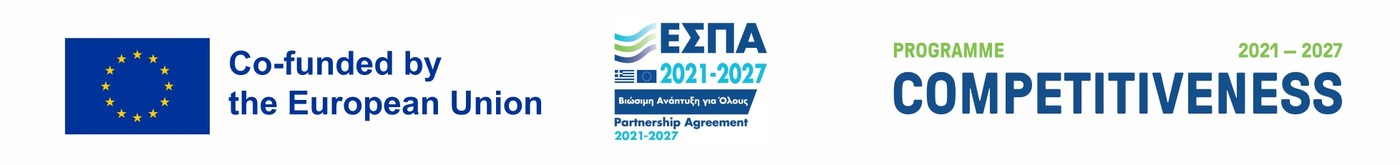 Co-funded by the European Union — NSRF 2021–2027 — Competitiveness Programme. Project description (opens in new tab)
